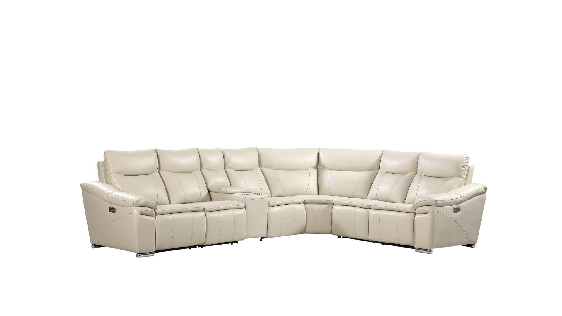 Eliana Luxury Leather Recliner Sectional - Royal Living Furniture