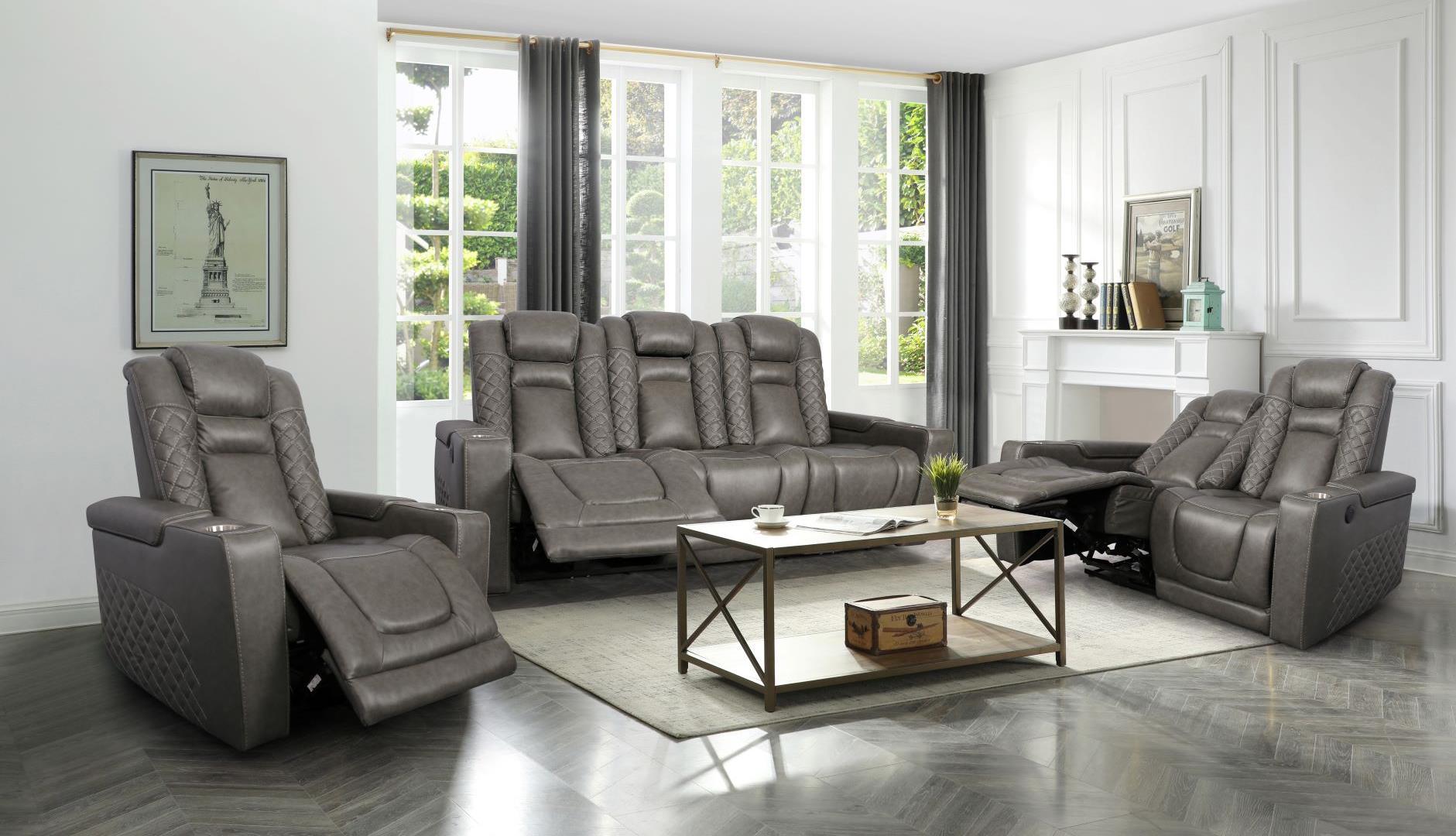 Inox Recliner Set - Royal Living Furniture