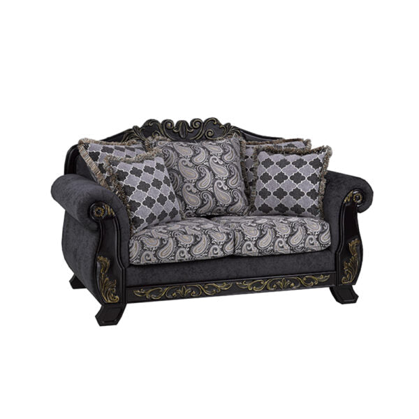 Canadian Made Charcoal Sofa & Loveseat - 2995 - Royal Living Furniture