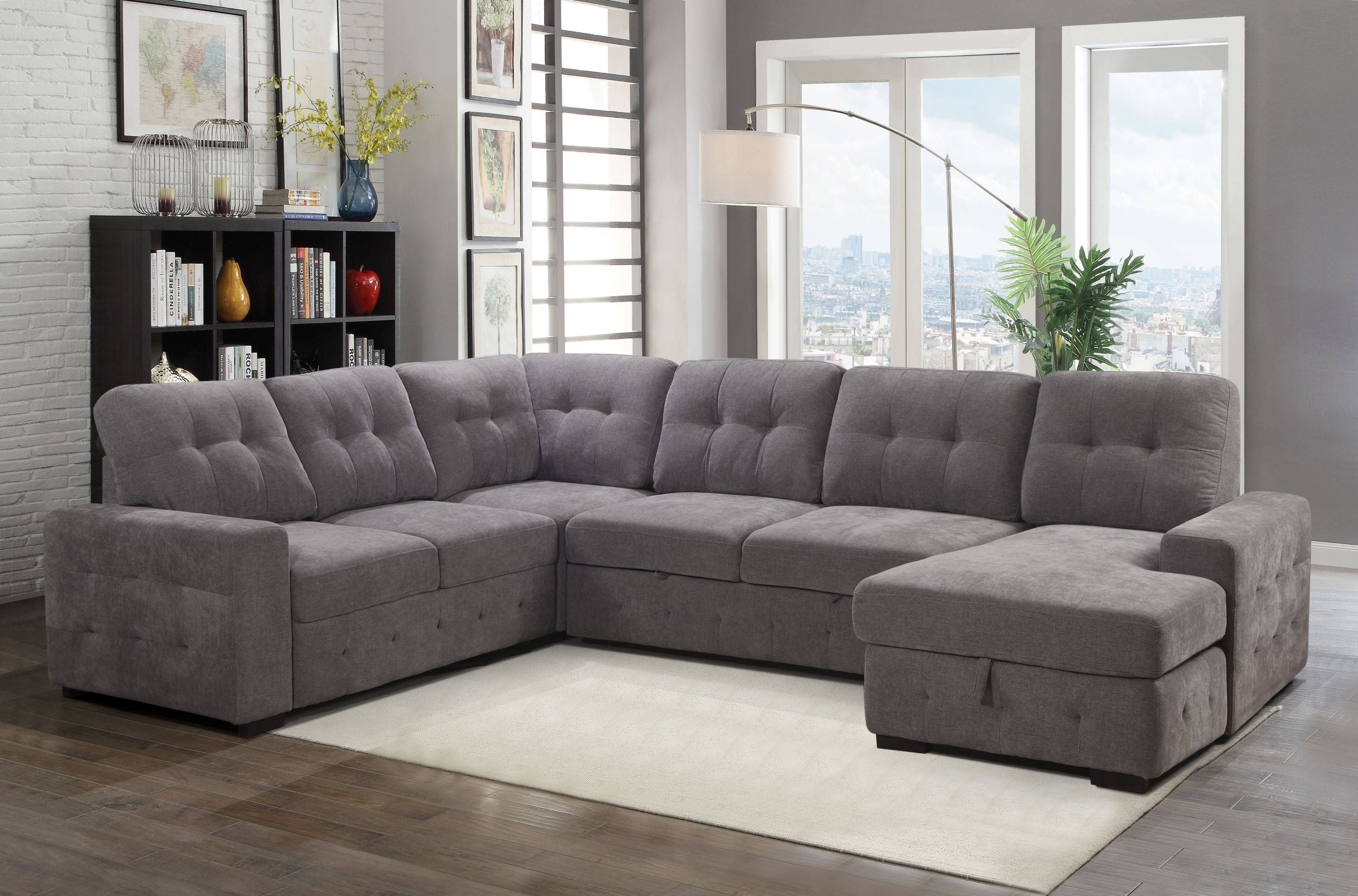 Sectional Sofa With Pull out Bed - Royal Living Furniture