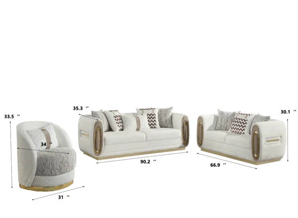 Sofa Set - 499 - Royal Living Furniture
