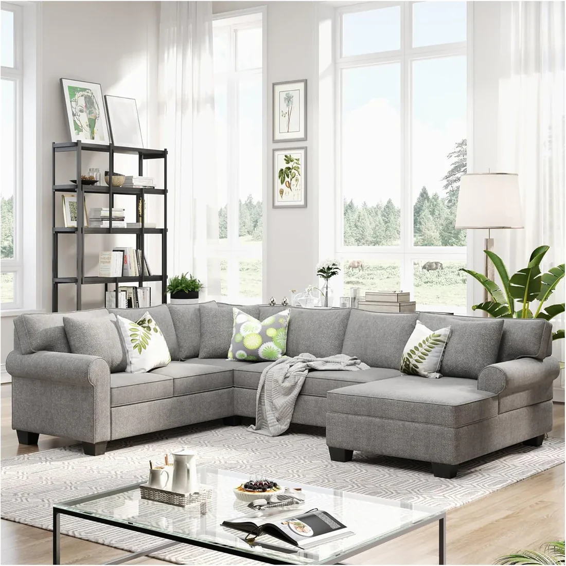 Stylish Sectional Sofa for Modern Living - 555 - Royal Living Furniture