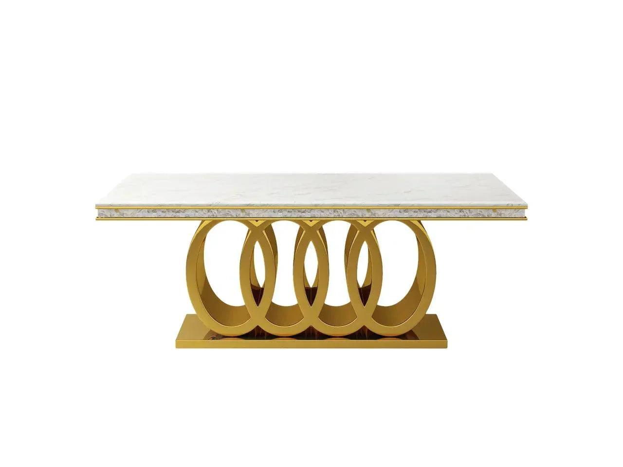 Audi Marble Dining Table - Royal Living Furniture