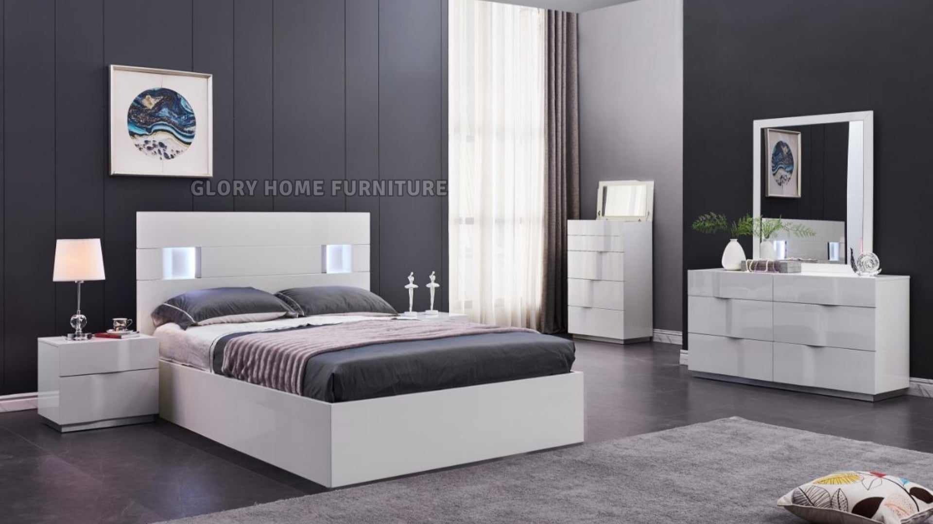 Glory Lift top Bedroom Set - Royal Living Furniture