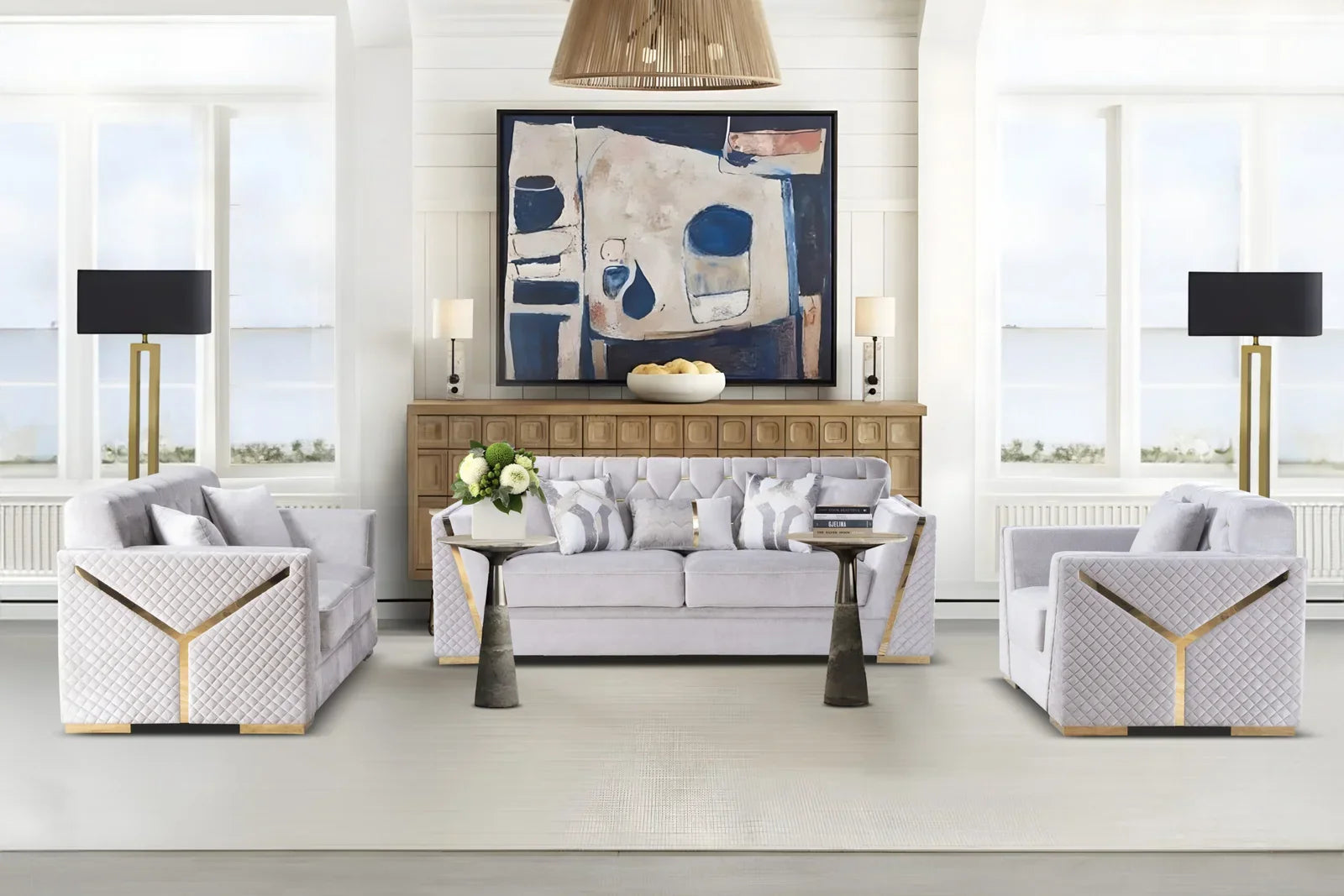 Sofa Set - YF07 - Royal Living Furniture