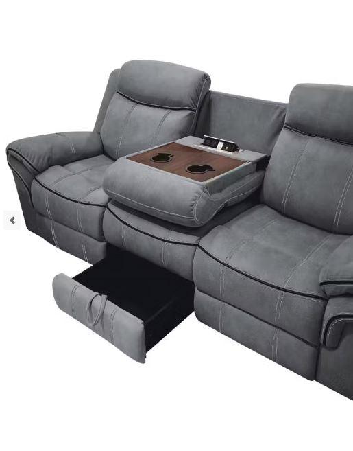 Manual Recliner Sofa Set - 0028 - Royal Living Furniture
