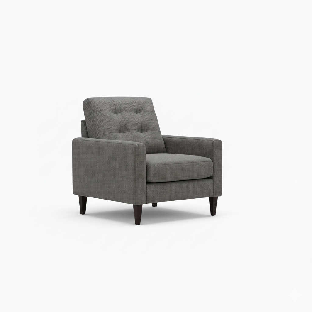 Rebel Gravel Custom Chair - 4326 - Royal Living Furniture