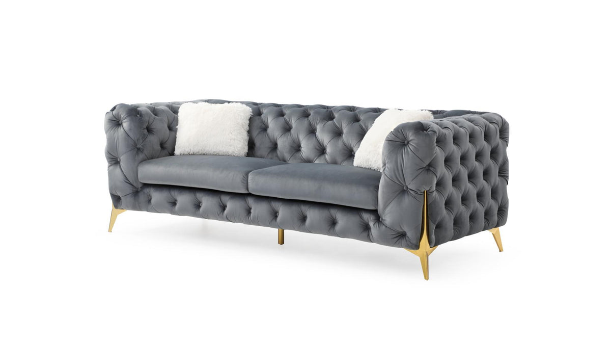 Maderno Velvet Sofa Set - Royal Living Furniture