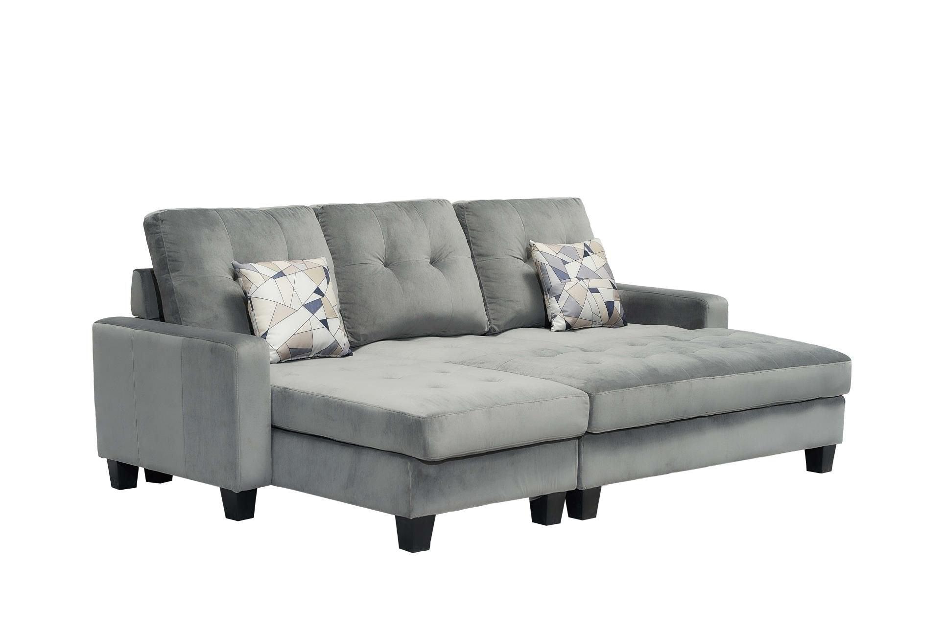 Lina Sectional Sofa with Ottoman - Royal Living Furniture