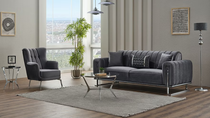 Mondo Channel Sof Set - Royal Living Furniture