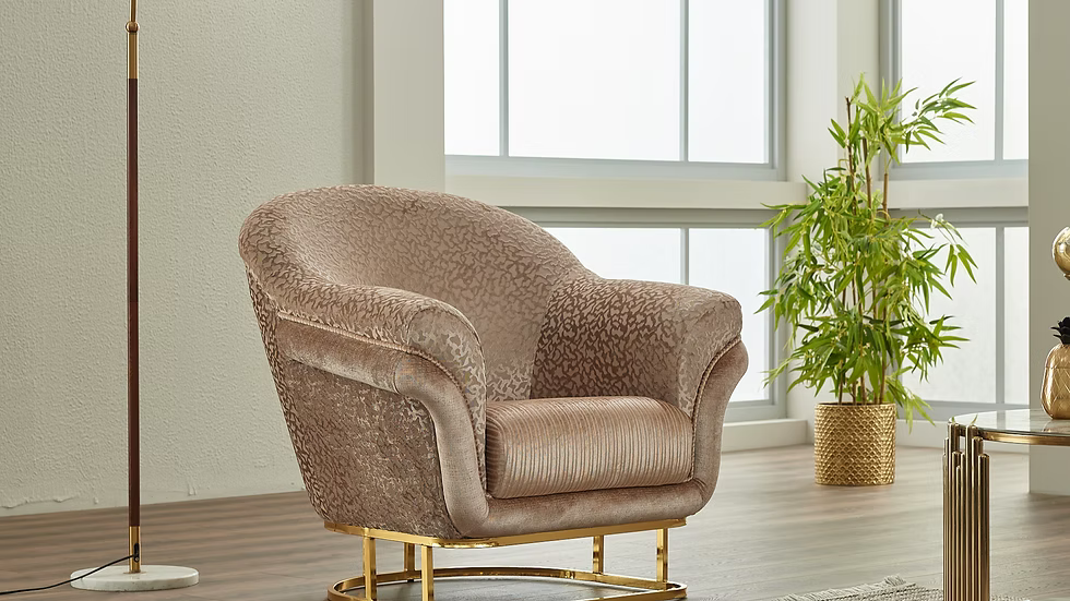 Versace Luxury Beige Sofa Set - Royal Living Furniture
