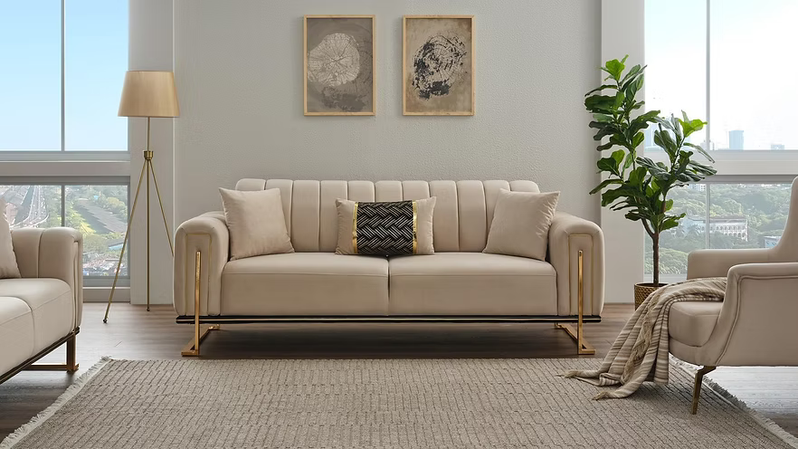 Mondo Channel Sof Set - Royal Living Furniture