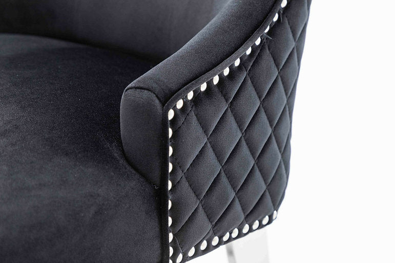 Chair Black - C 1251 - Royal Living Furniture