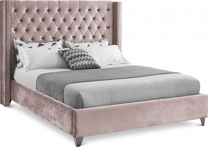 Bed Pink-IF 5895 - Royal Living Furniture