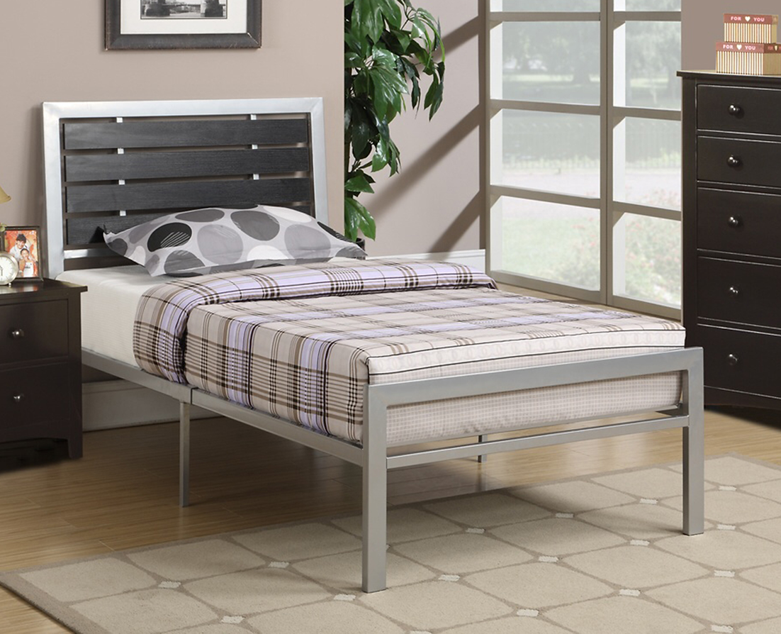 Bed Grey-IF-112 - Royal Living Furniture