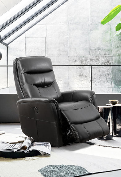 Power Recliner Chair - Black IF 6300 - Royal Living Furniture