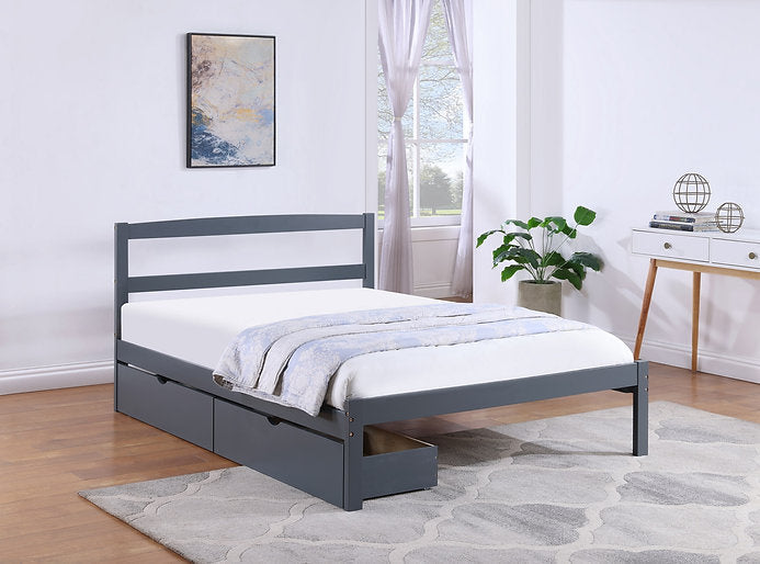 Smart & Sturdy Single Bed-IF-416 - Royal Living Furniture