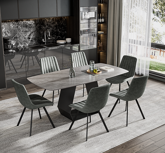 Dining Set - T 1560 - C 1561 - Royal Living Furniture