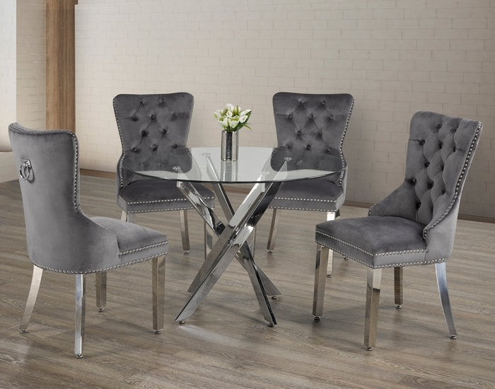 Dining Set - T 1447 - C 1260 - Royal Living Furniture