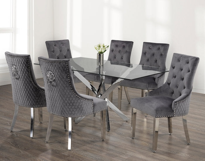 Dining Set - T 1448 - C 1250 - Royal Living Furniture
