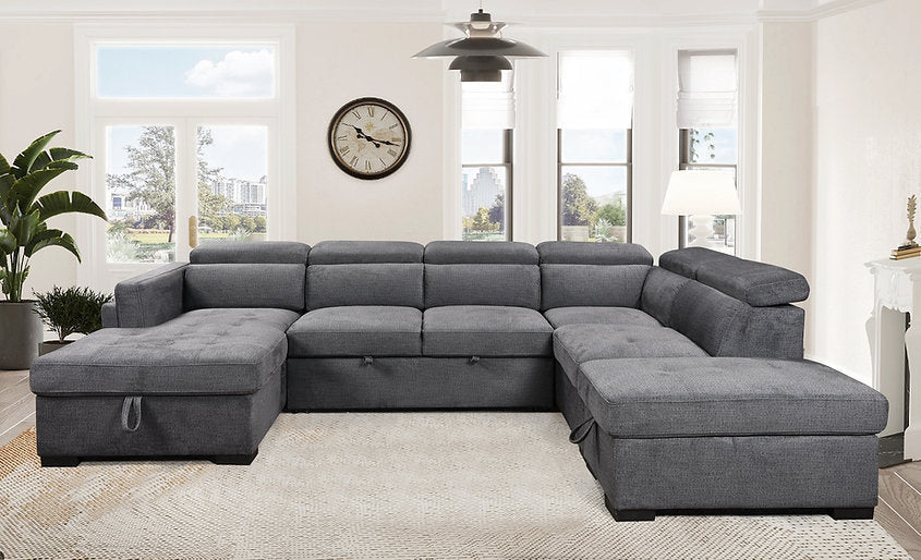 LHF Sofabed Sectional - IF 9090 - Royal Living Furniture