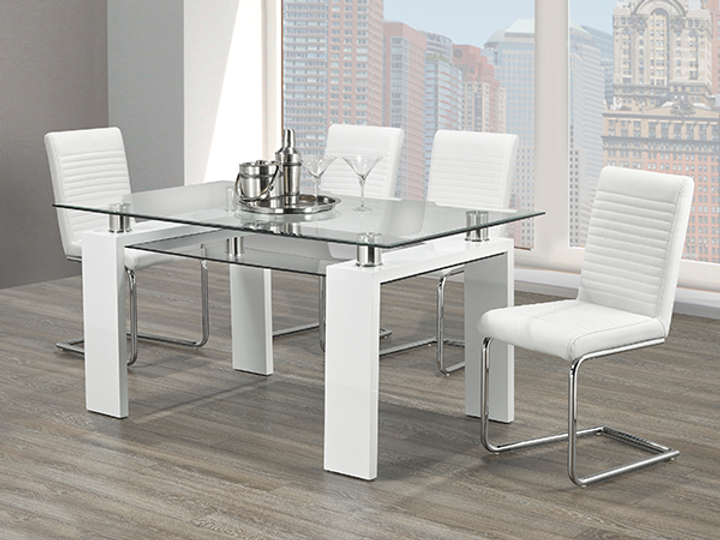Dining Set - T 1480 - C 1040W - Royal Living Furniture