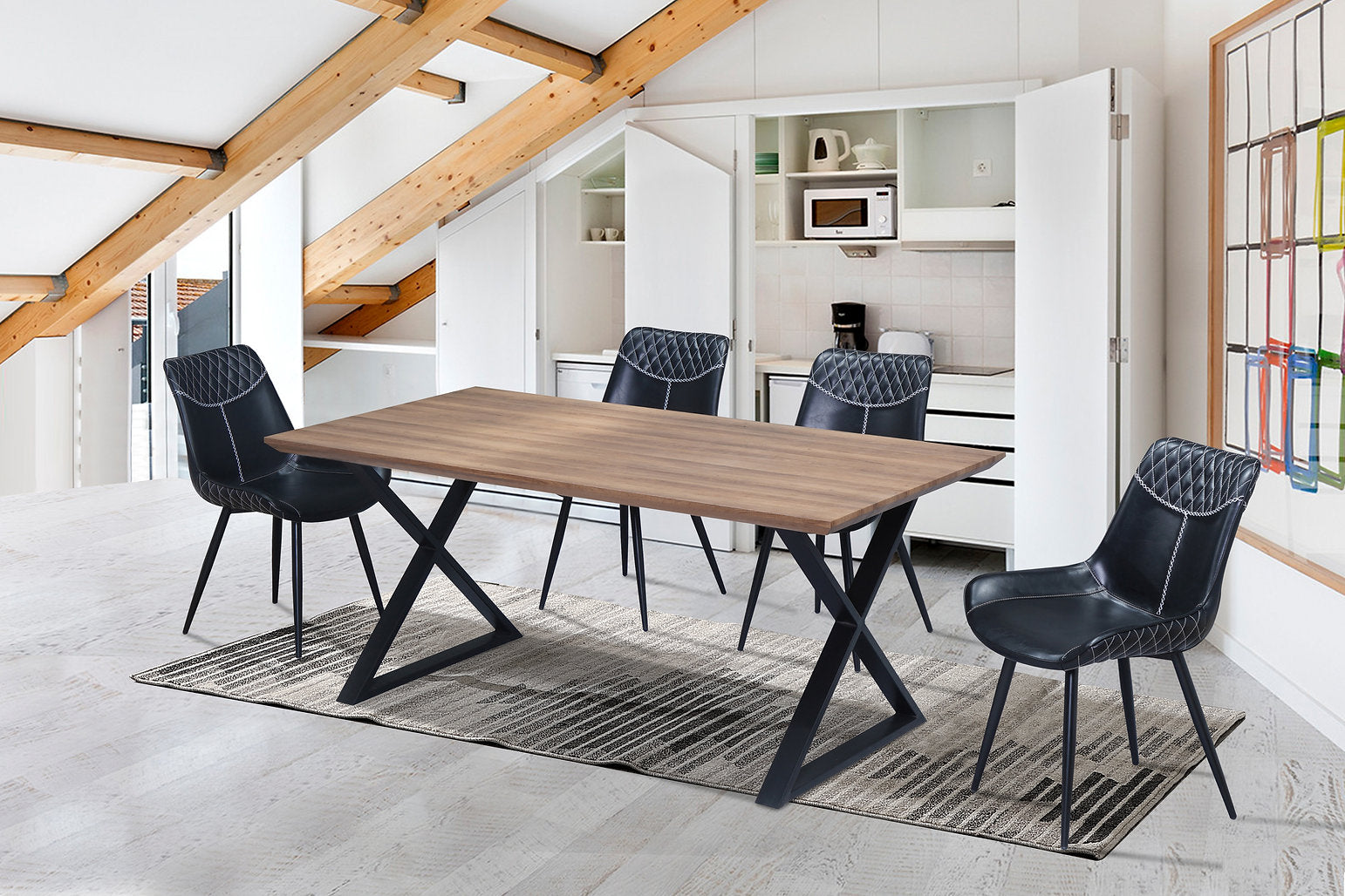 Dining Set - T 1812 C 1826 - Royal Living Furniture