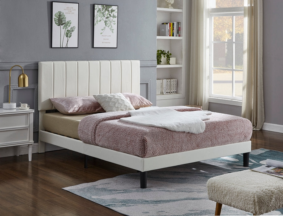 Bed White-IF 5362 - Royal Living Furniture