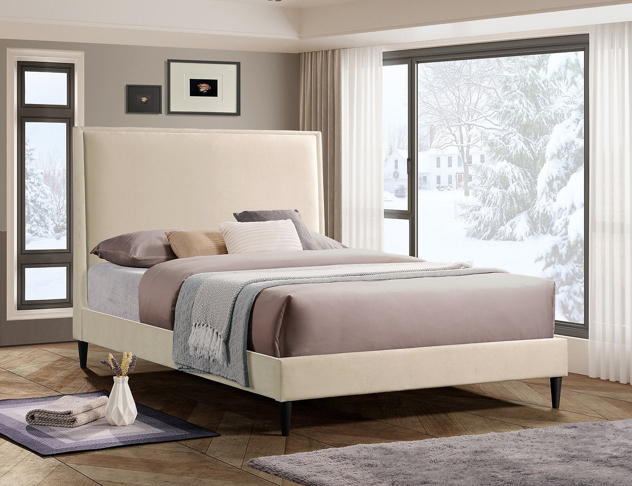 Bed Creme Beige-IF 5572 - Royal Living Furniture