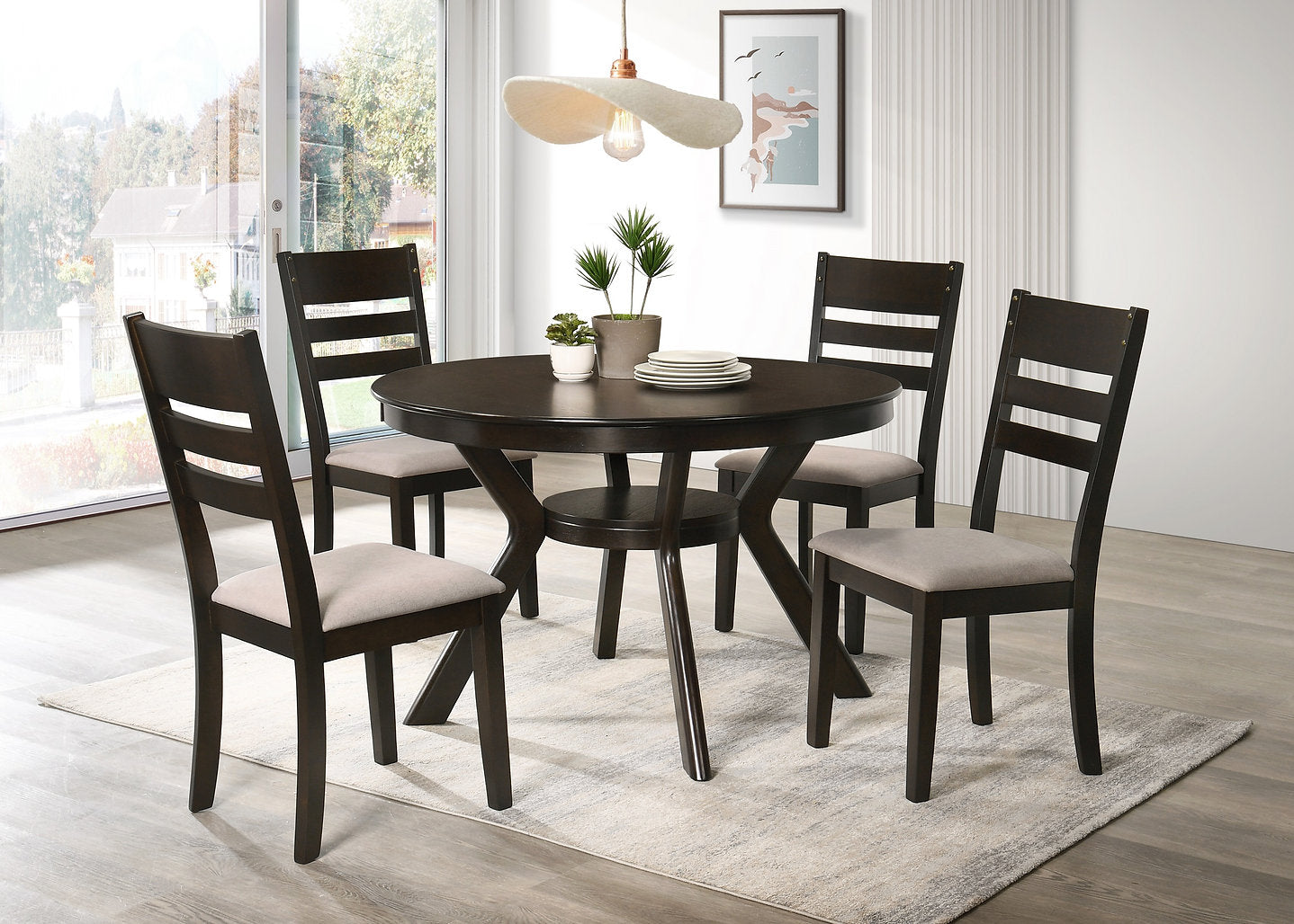 Dining Set - T 1085 - C 1092 - Royal Living Furniture