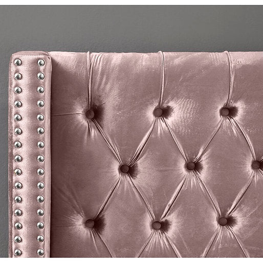 Bed Pink-IF 5895 - Royal Living Furniture