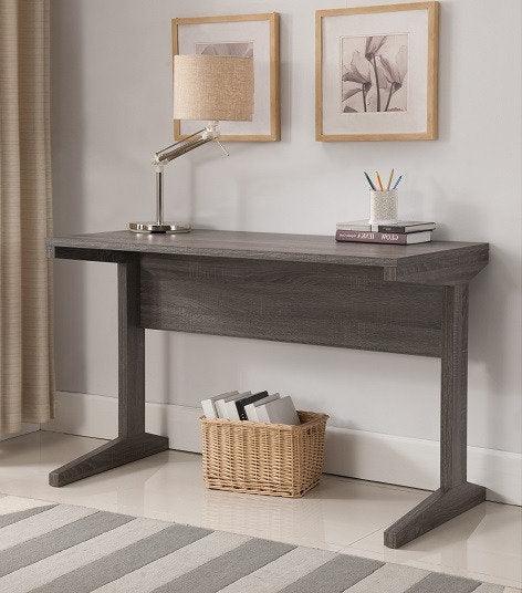 Grey Desk with L-Shaped Legs - FE7006 - Royal Living Furniture