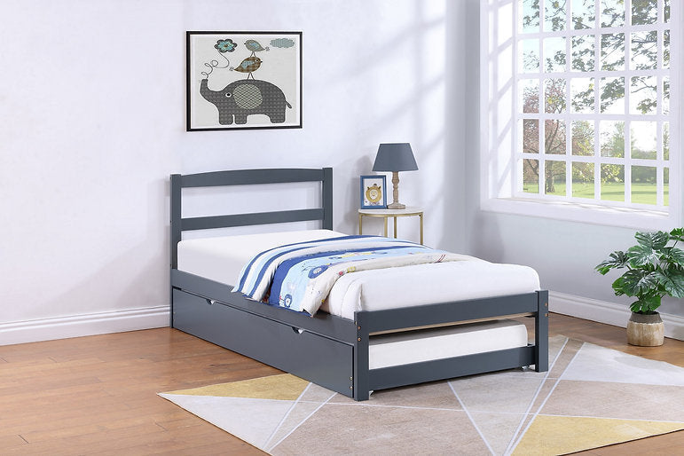Smart & Sturdy Single Bed-IF-416 - Royal Living Furniture