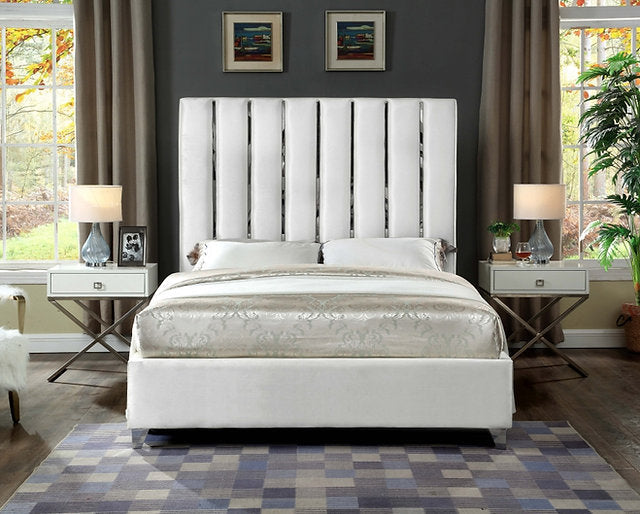 Bed White-IF 5622 - Royal Living Furniture