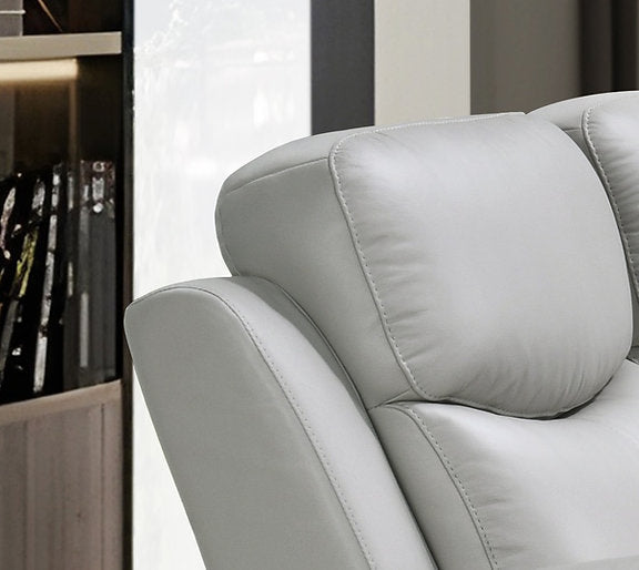 Sofa Set Recliner Light Grey Leather Match- IF 8130 - Royal Living Furniture