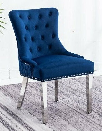 Chair Blue - C 1252 - Royal Living Furniture