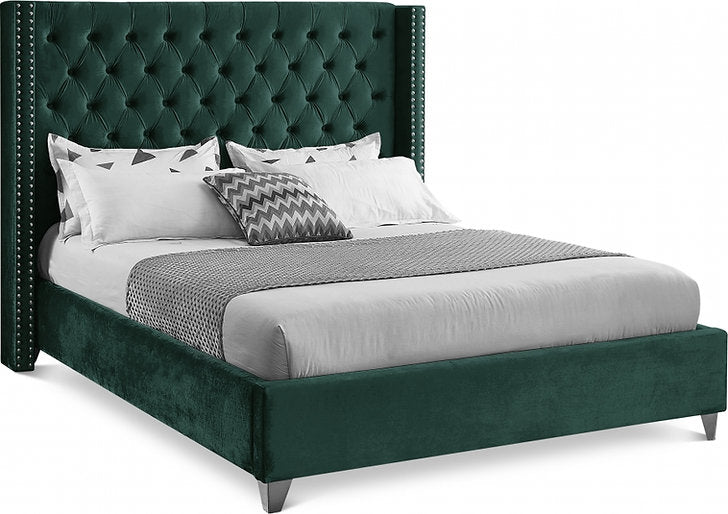 Bed Green-IF 5894 - Royal Living Furniture