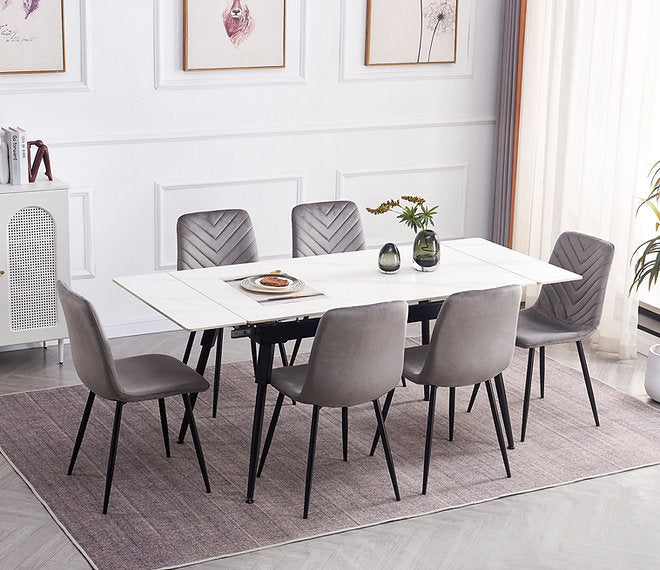 7pc Dining Set T-1818/ C-1817 - Royal Living Furniture