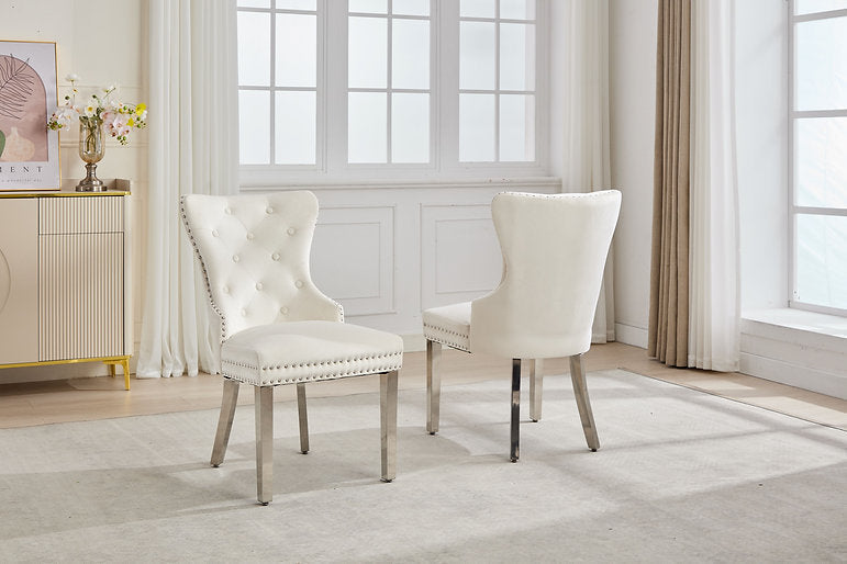 Dining Chair Cream - C 1248 - Royal Living Furniture