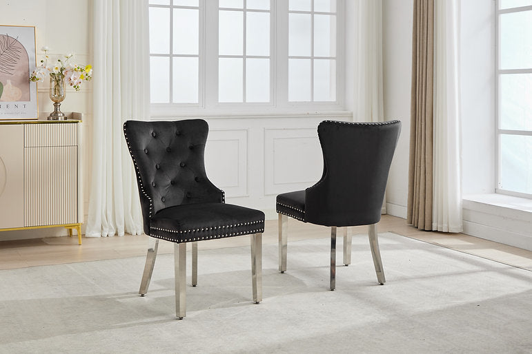 Dining Chair Black - C 1246 - Royal Living Furniture
