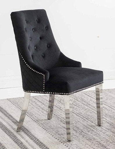 Chair Black - C 1251 - Royal Living Furniture