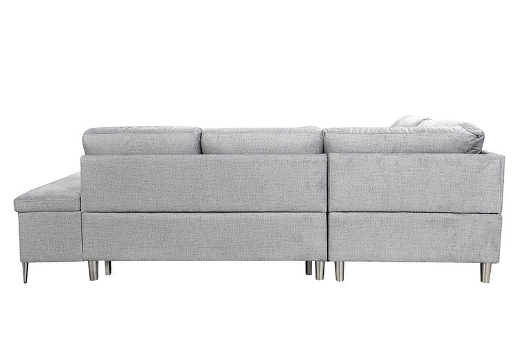LHF Sofabed Sectional Grey Fabric - IF 9022 - Royal Living Furniture