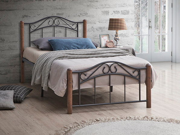 Bed Wooden Grain - IF126 - Royal Living Furniture