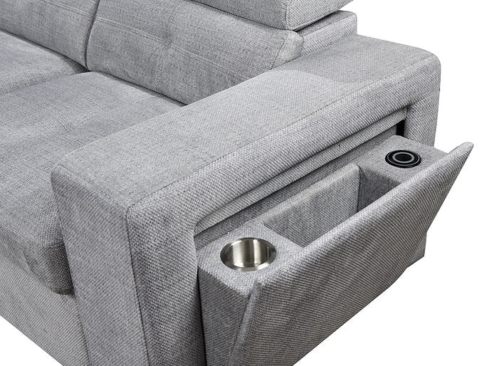 LHF Sofabed Sectional - IF 9080 - Royal Living Furniture