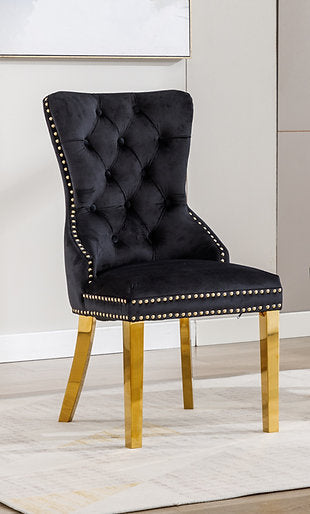 Chair Black - C 1451 - Royal Living Furniture
