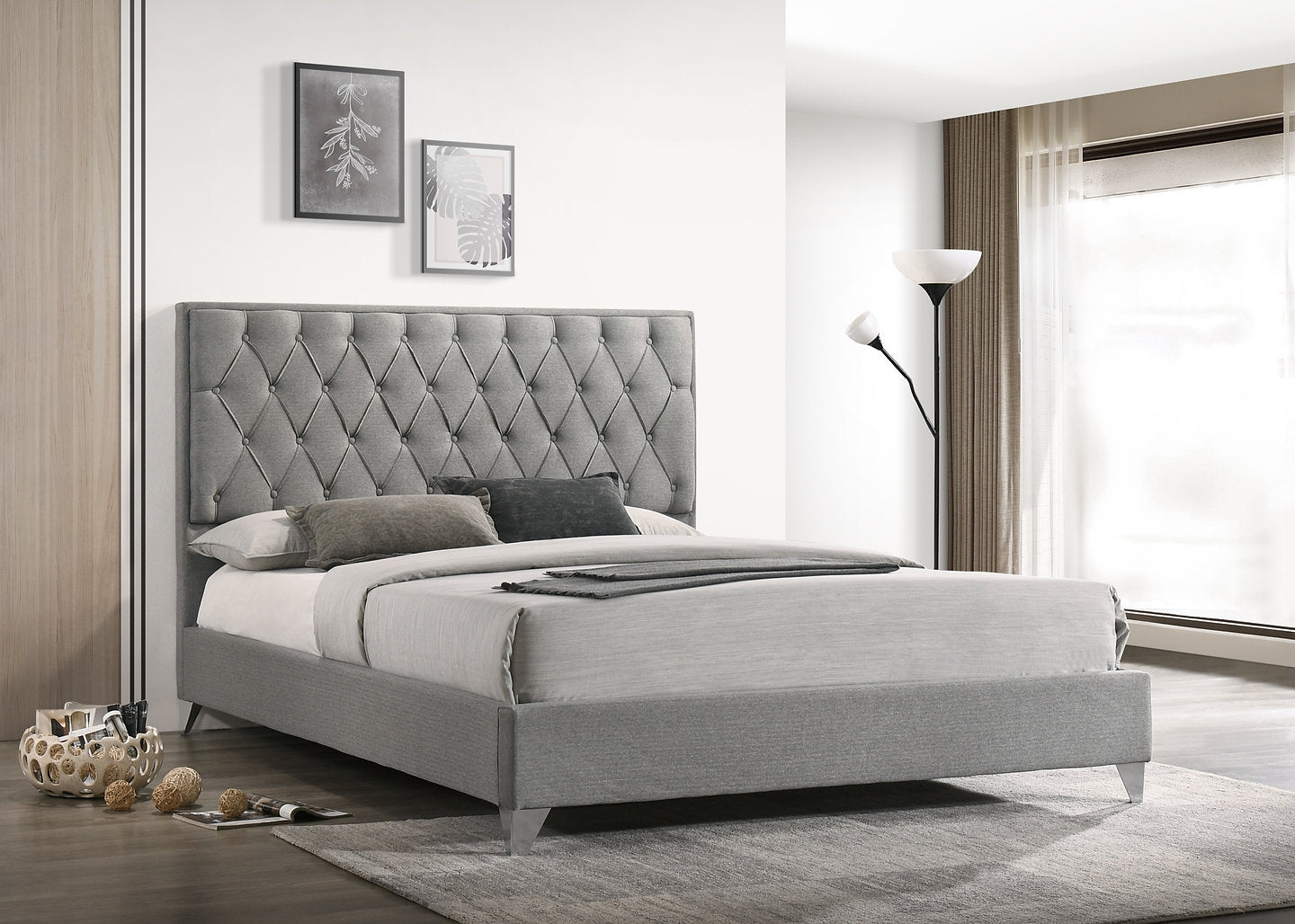 Contemporary Bed-IF 5225 - Royal Living Furniture