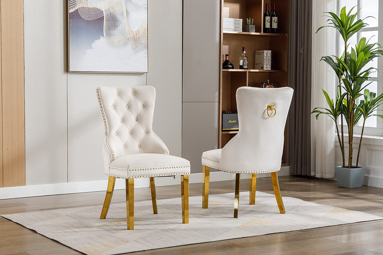 Chair Creme - C 1453 - Royal Living Furniture