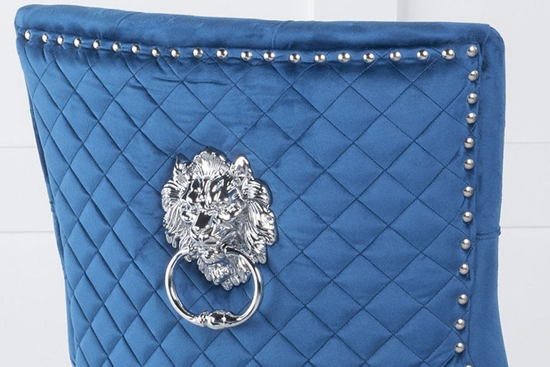 Chair Blue - C 1252 - Royal Living Furniture
