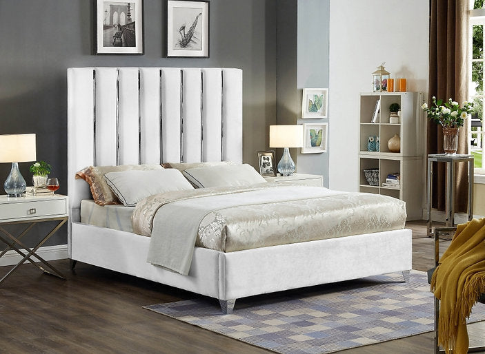 Bed White-IF 5622 - Royal Living Furniture