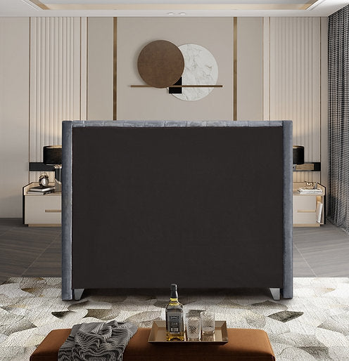 Bed Grey-IF 5890 - Royal Living Furniture